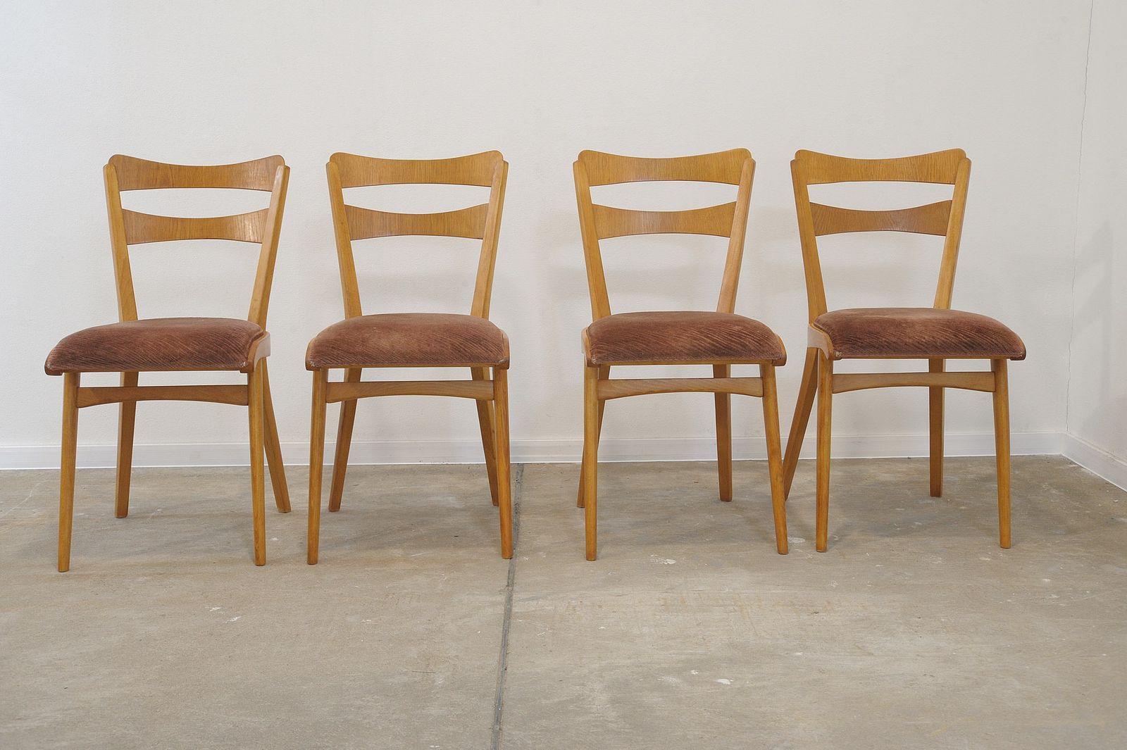 Mid Century Dining Chairs By Tatra Nabytok, Set Of 4 photo for sale