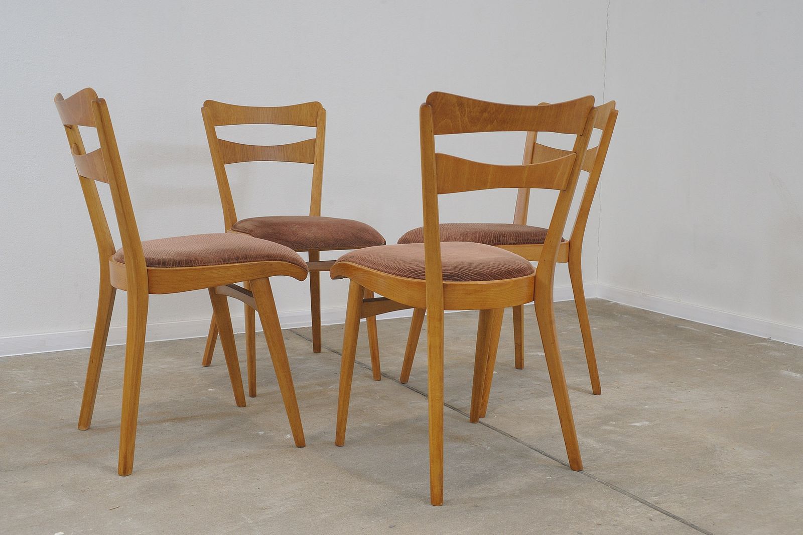 Mid Century Dining Chairs By Tatra Nabytok, Set Of 4 photo vinterior