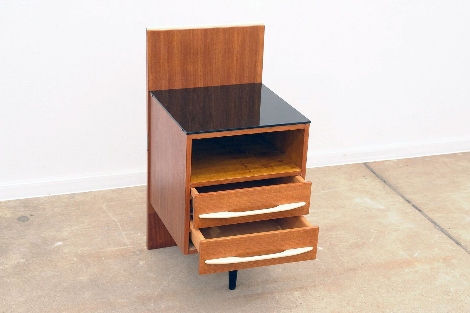 Fully Renovated Midcentury Nightstand By Mojmír Požár, 1960's, Czechoslovakia photo buy