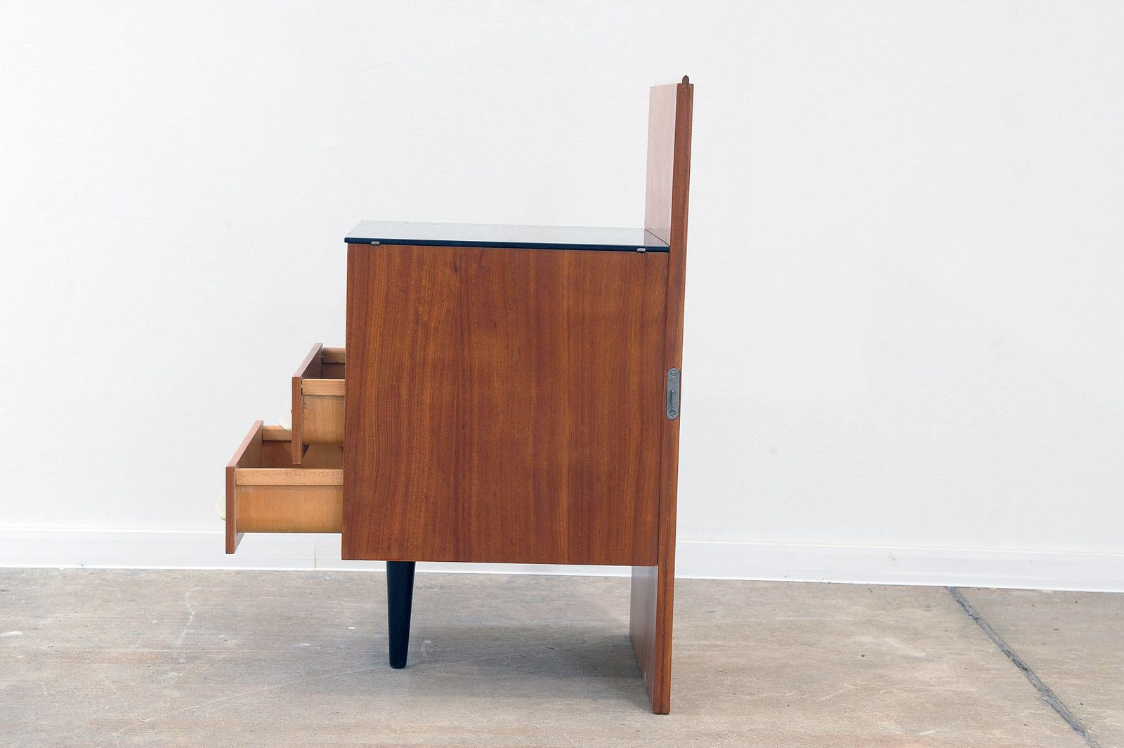 photo for sale Fully Renovated Midcentury Nightstand By Mojmír Požár, 1960's, Czechoslovakia