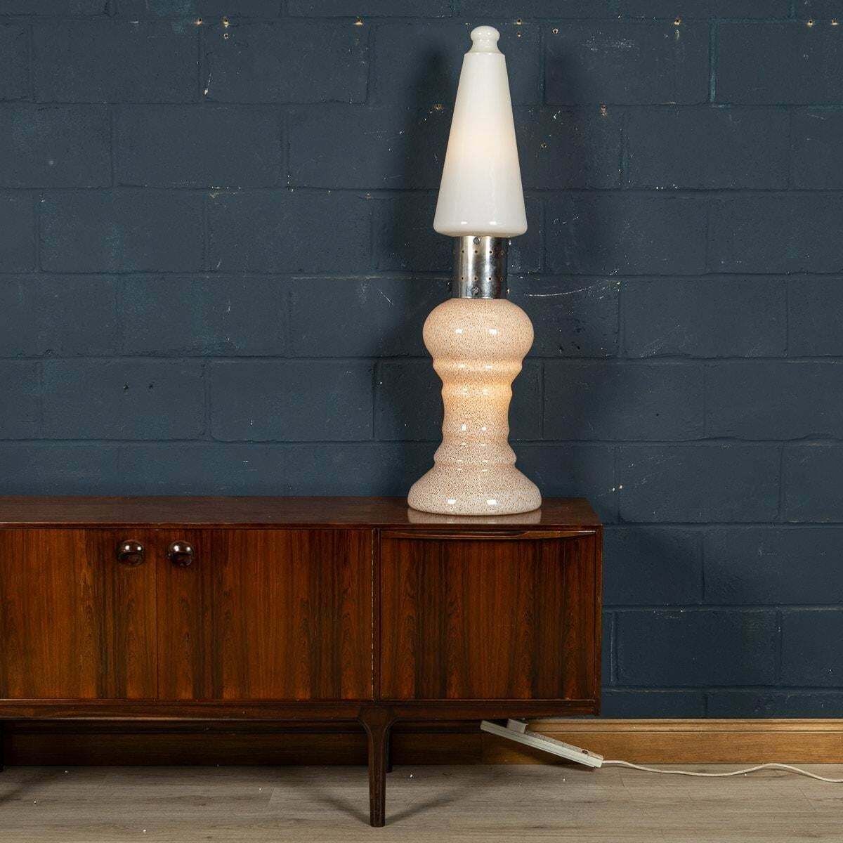 A Vintage Italian "Birillo" Table Lamp By Carlo Nason For Mazzega, Murano C.1970 photo furniture