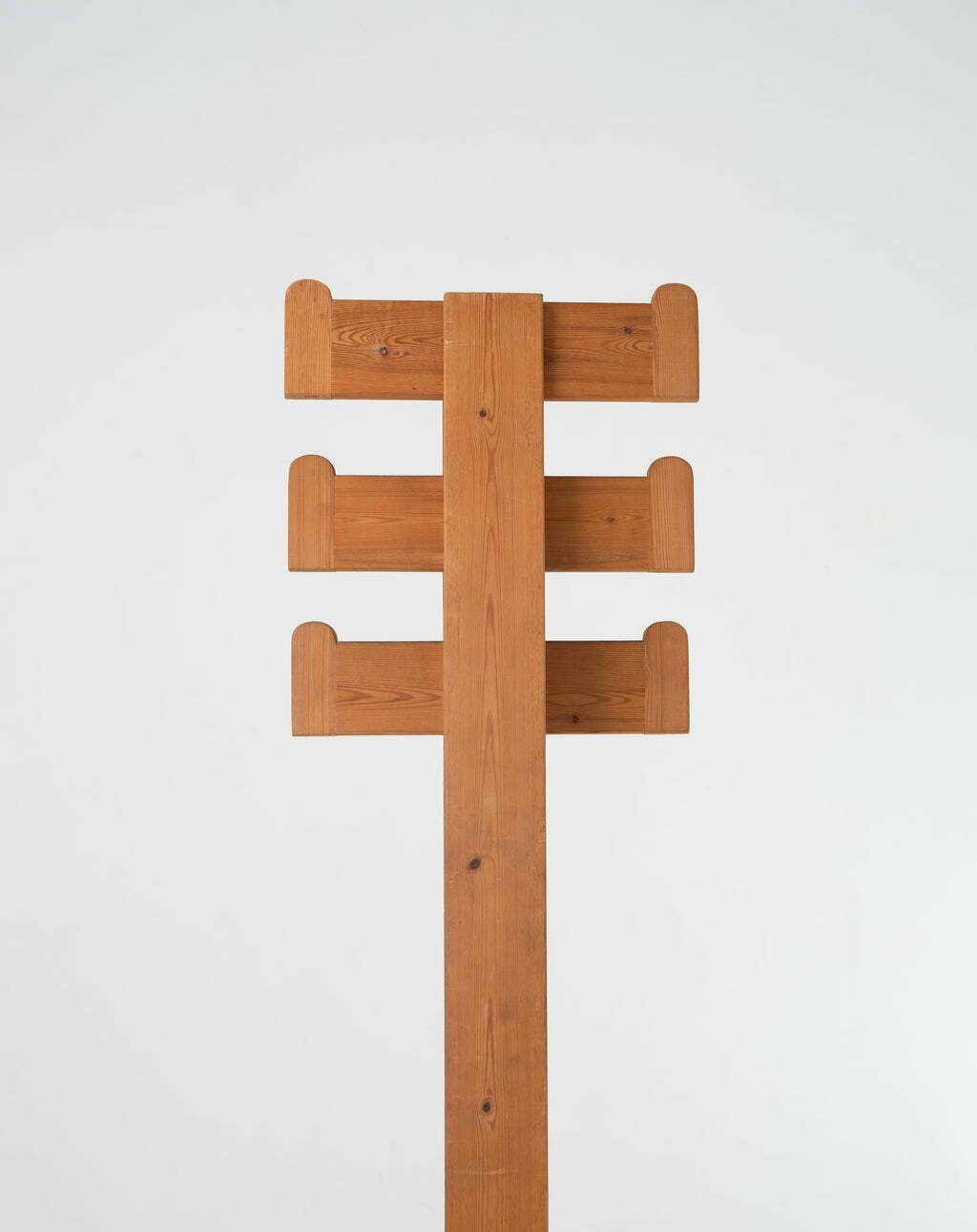 Pine Coat Rack Attr. Mario Ceroli, Italy, C.1970 photo buy