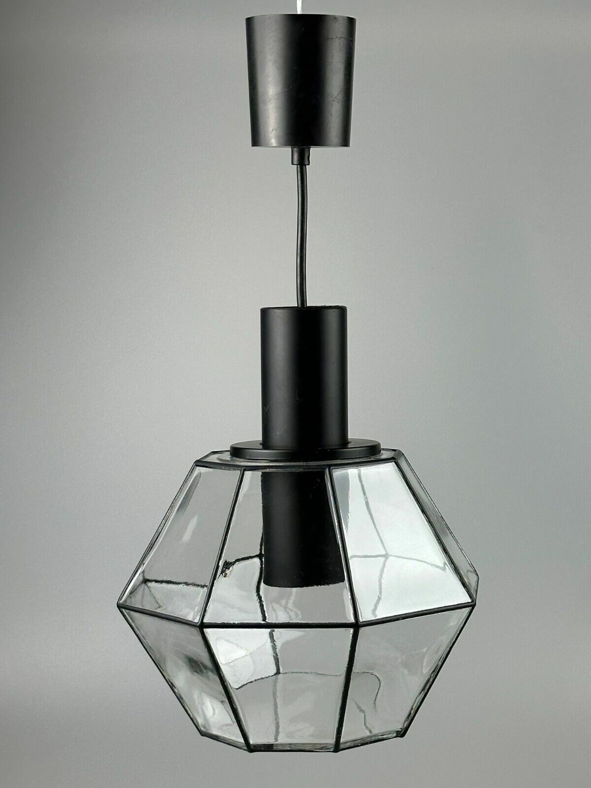 60s 70s Hanging Lamp Ceiling Lamp By Limburg Leuchten Germany Glass Metal photo buy