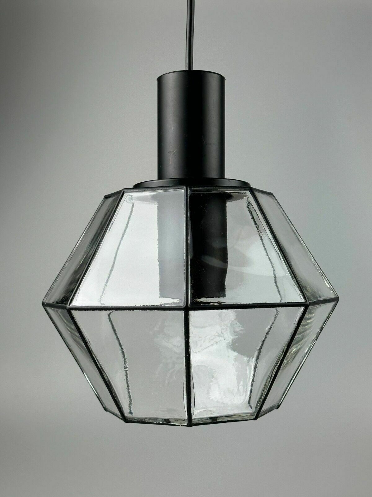 Lighting 60s 70s Hanging Lamp Ceiling Lamp By Limburg Leuchten Germany Glass Metal photo