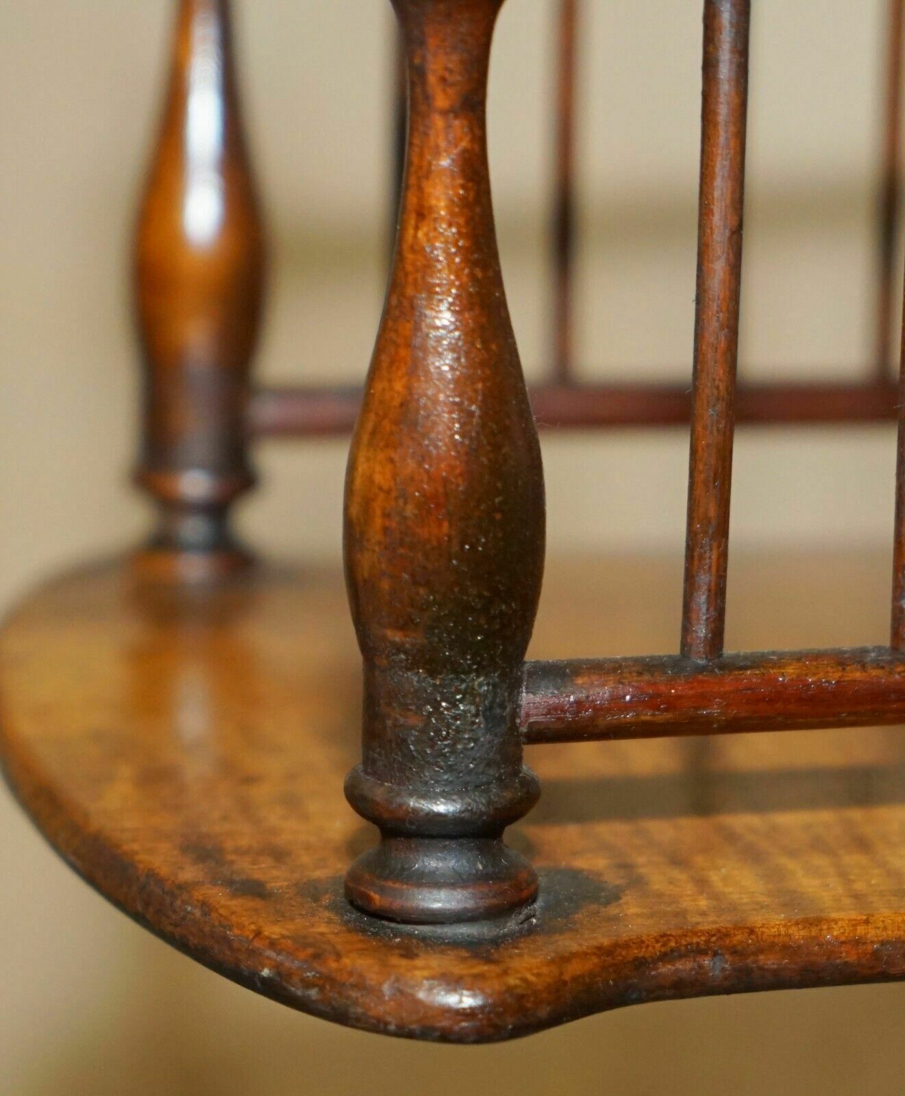 3350.0 Antique Restored Victorian Burr Walnut Library Revolving Book Table Bookcase photo