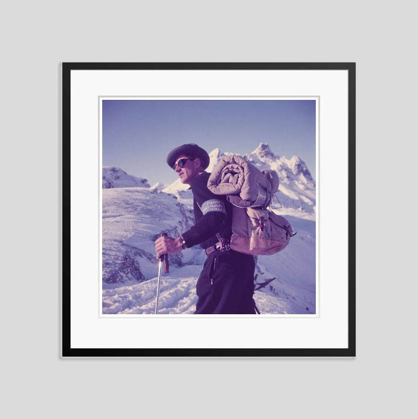 Mountain Top By Toni Frissell Archival Pigment Print Framed In Black