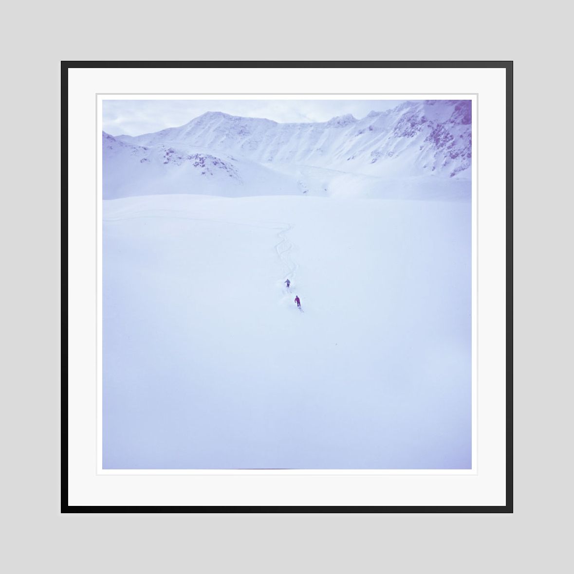 Mountain Top By Toni Frissell Archival Pigment Print Oversize Framed In Black