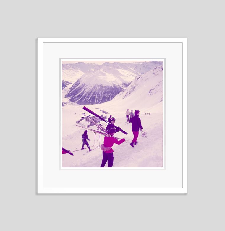 Mountain Top By Toni Frissell Archival Pigment Print Framed In White