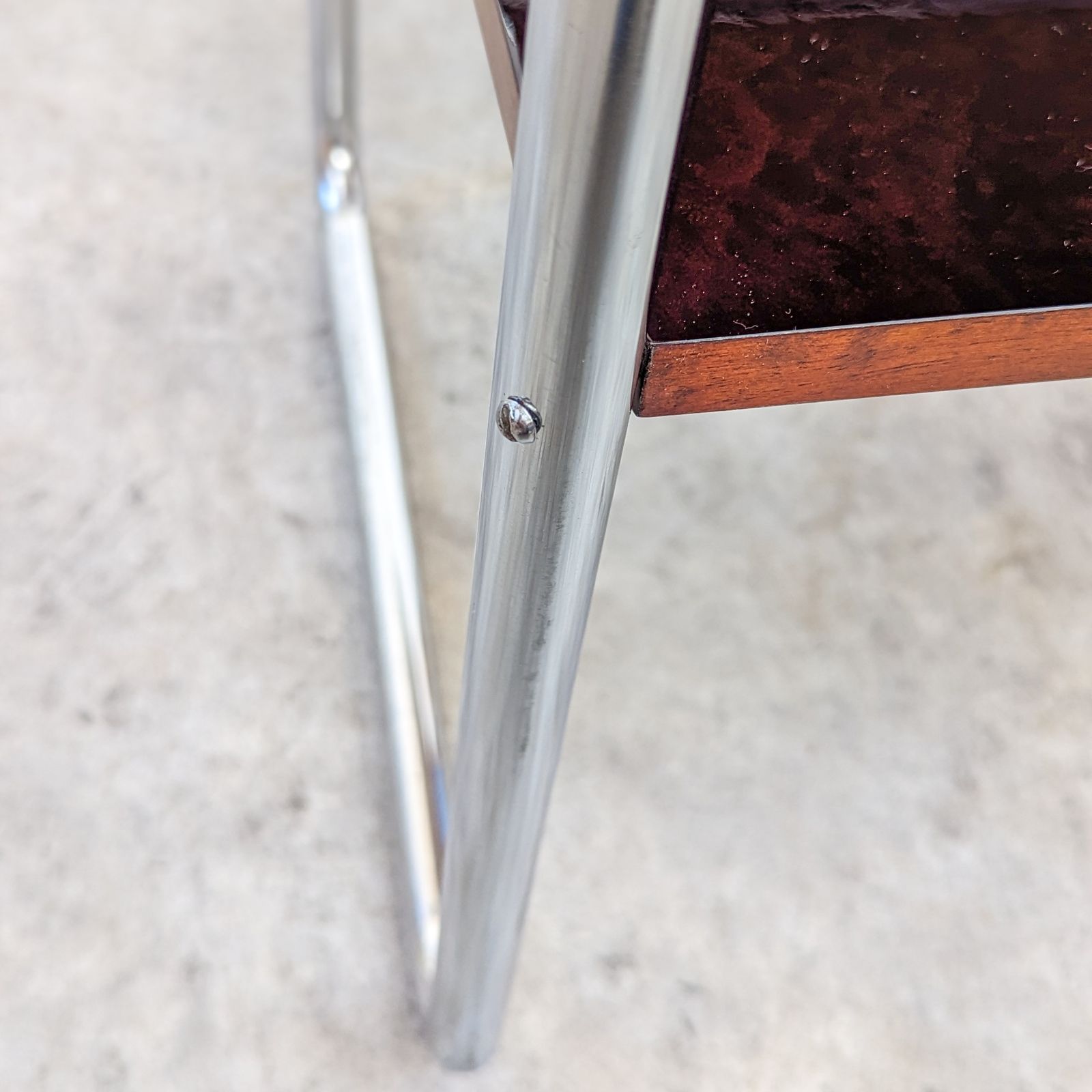 Rare Bauhaus Tubular Steel Side Table By Marcel Breuer photo 1290.0