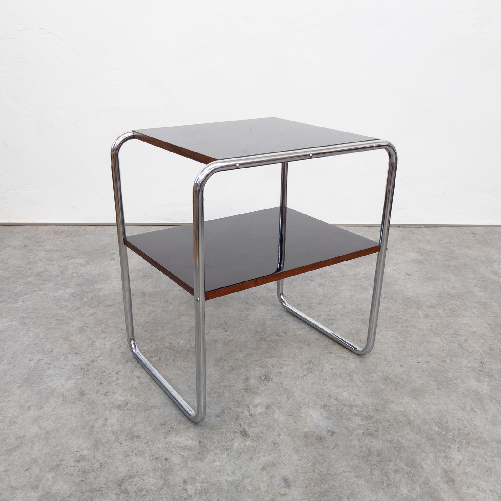 1290.0 Rare Bauhaus Tubular Steel Side Table By Marcel Breuer photo