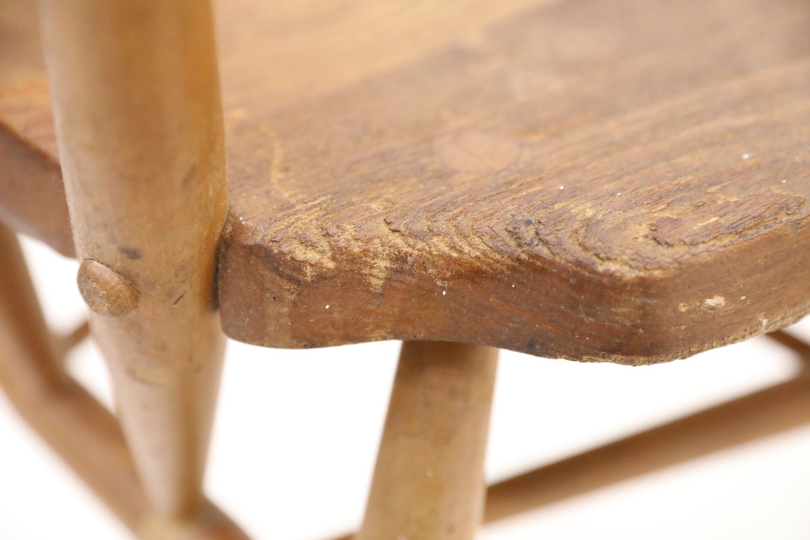 387.0 2 Ercol School/Playroom Staking Chairs 1950s Natural Finish Free Uk Delivery* photo