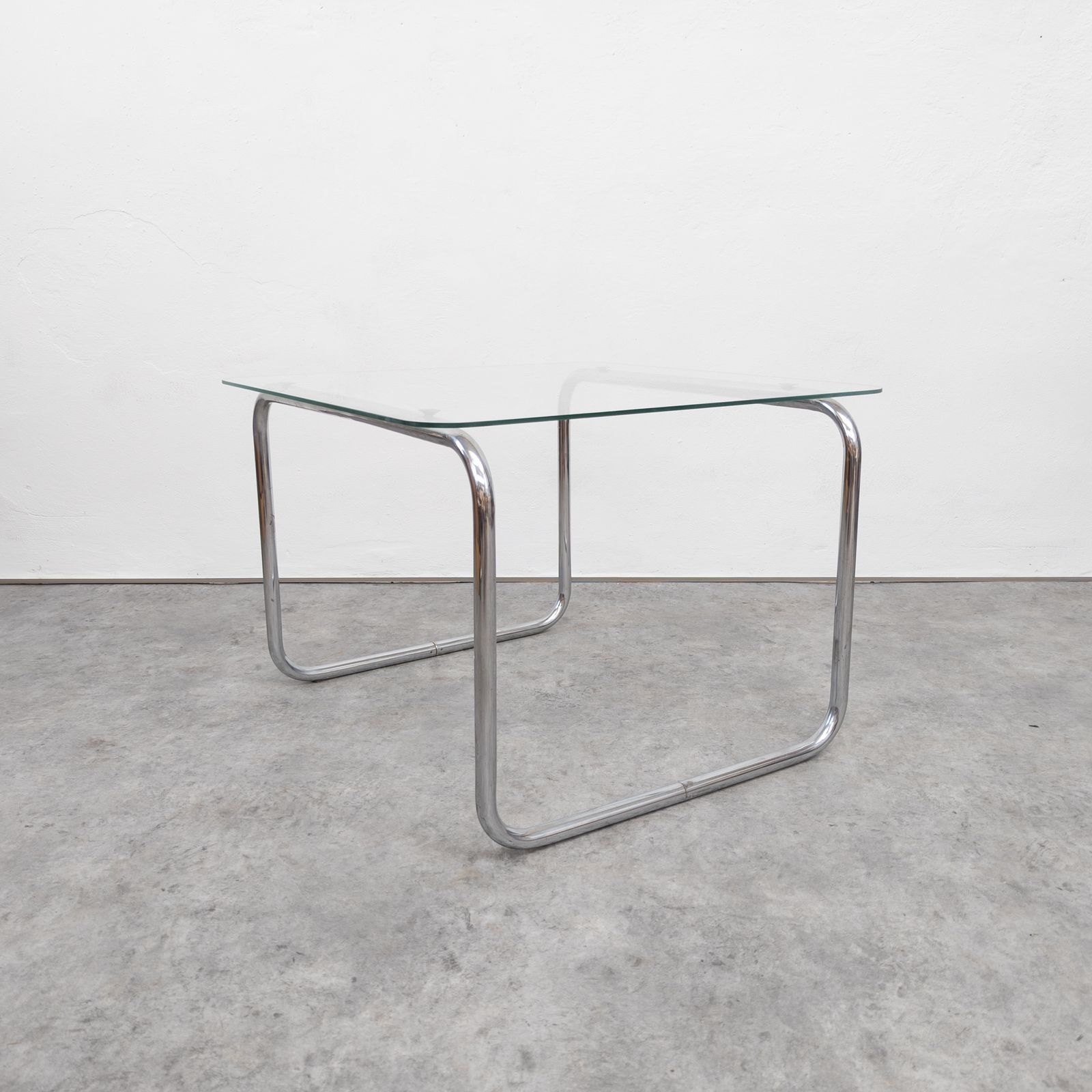Mid Century Tubular Steel Coffee Table From Kovona