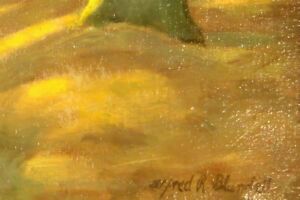 Oil On Canvas By Alfred Richard Blundell. Countryside Pathway photo for sale