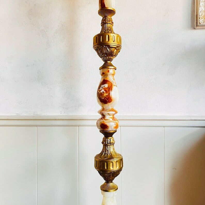 Mid Century Hall Free Stand Superb Marble Coat Rack Italian Hallway Rack Hollywood Regency Style photo Furniture