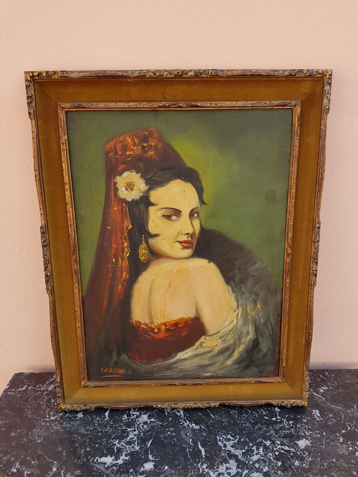 A Woman Portrait   Salassini Painting photo Art