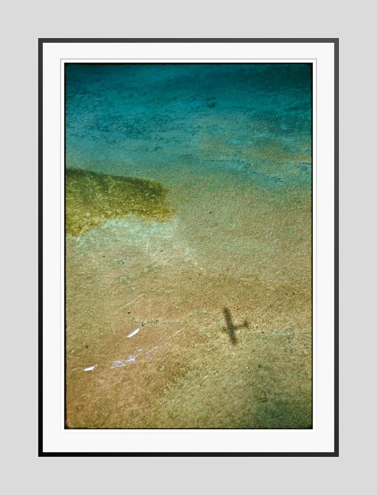 Shadow In The Sea By Toni Frissell Archival Pigment Print Oversize Framed In Black