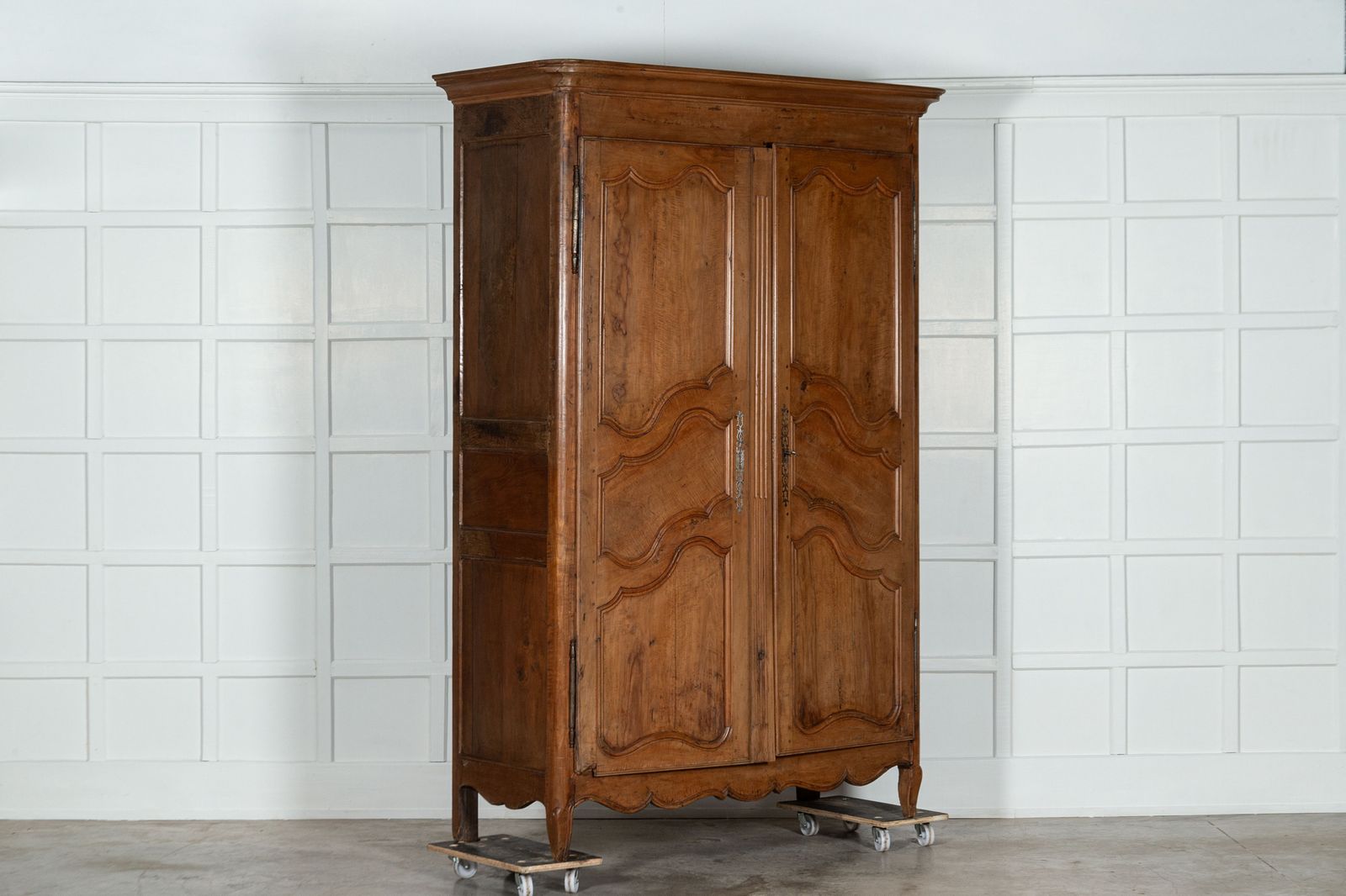 Large 19thc French Fruitwood Armoire photo for sale