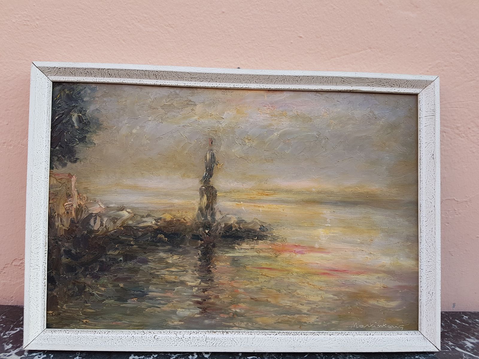 The Woman And The Sea  Oil On Painting photo 199.0
