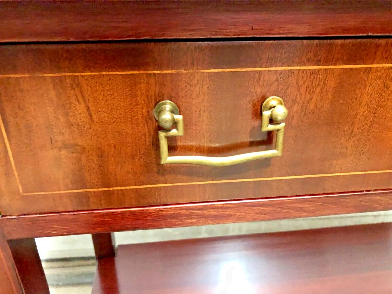 Handsome Edwardian Mahogany Buffet / Serving Table photo buy