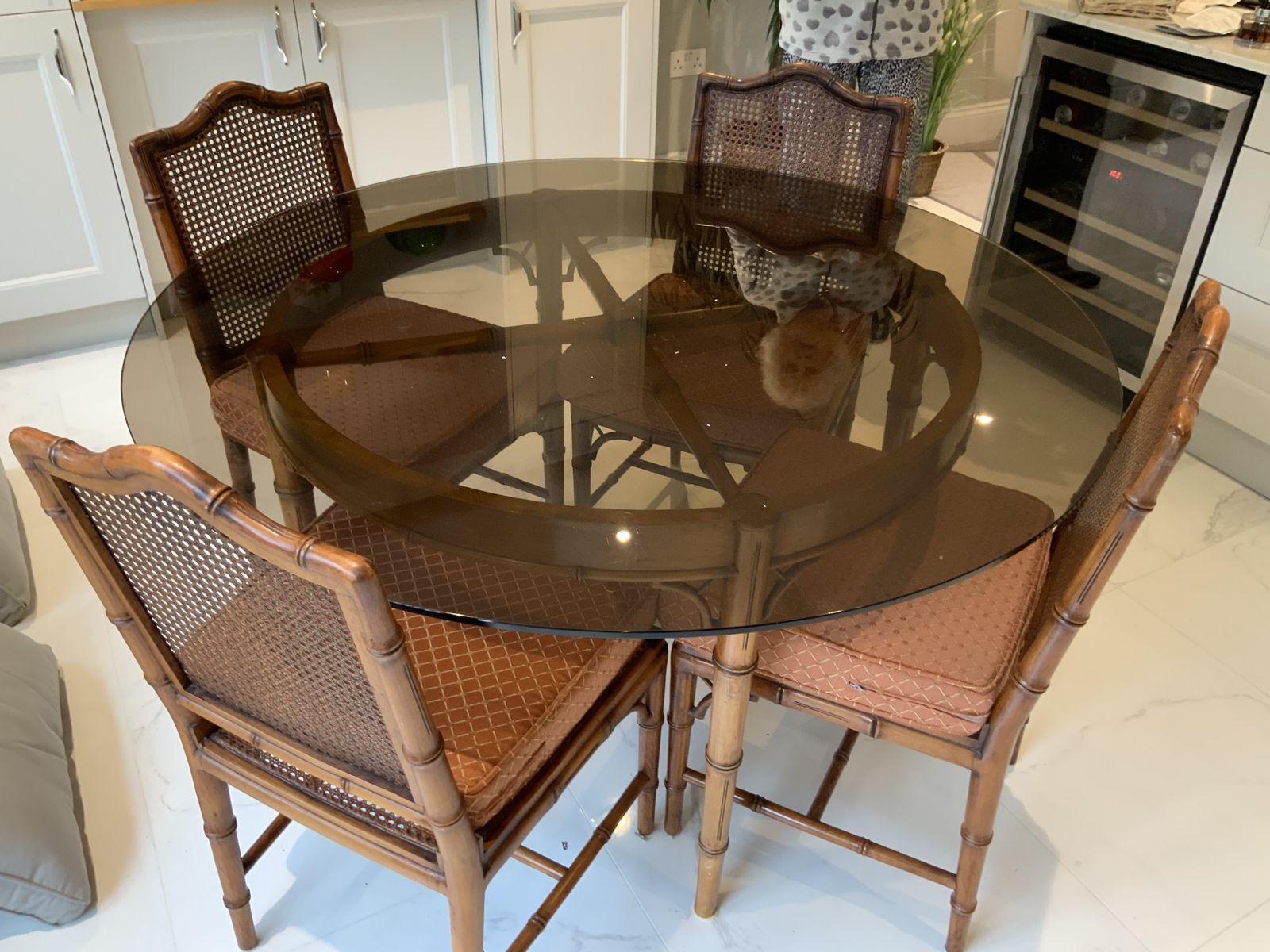 Outstanding 1960’s William L Maclean Carved Beech Dinning Set