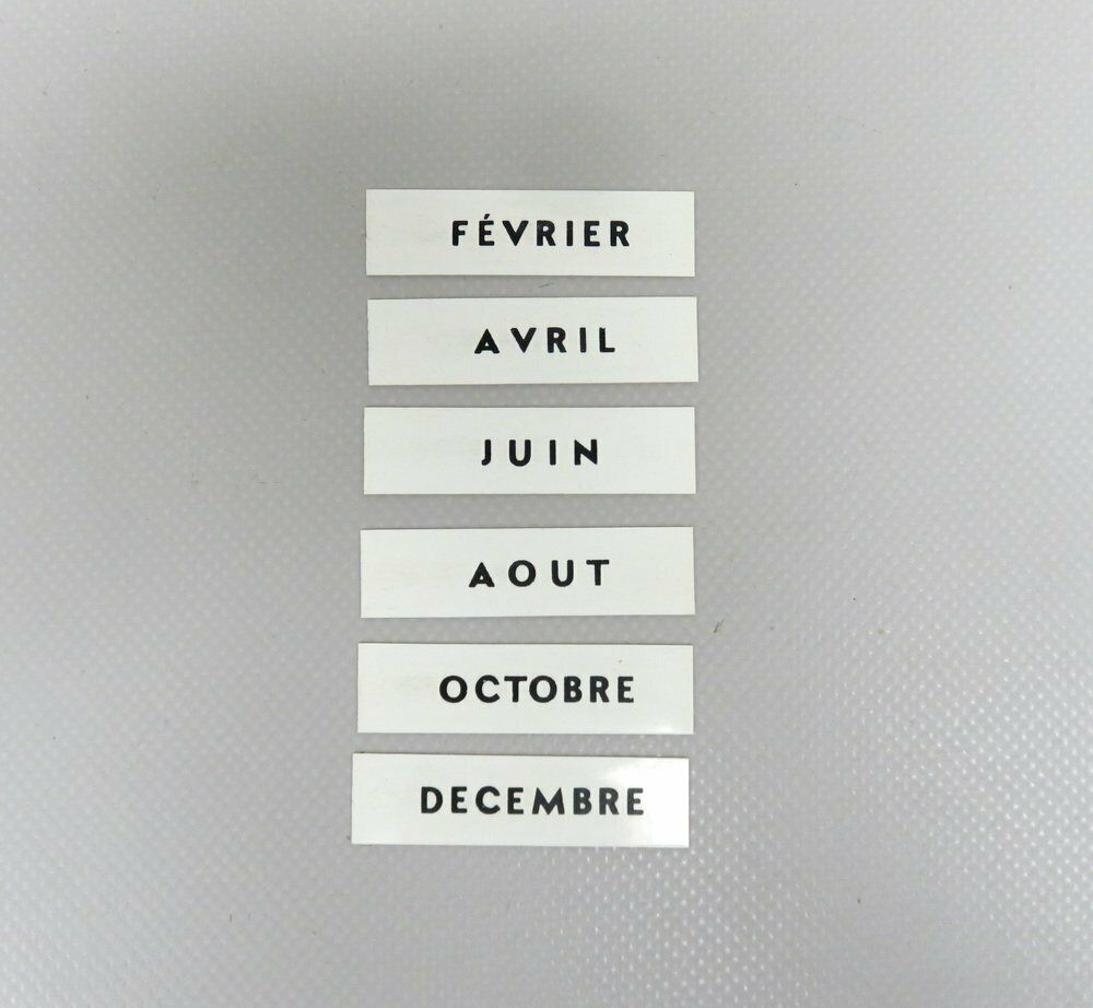 photo for sale Black And Gilt Eternal Calendar With Marble Base From Mistral, France, 1920s