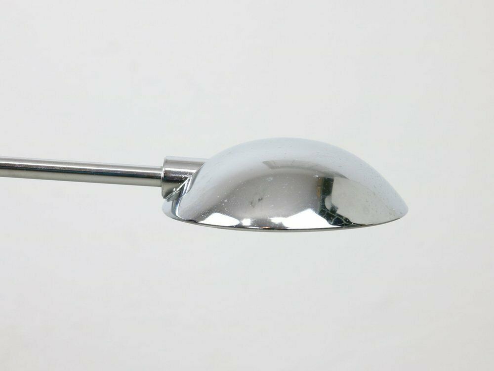 Lighting Vintage Arc Table Lamp In Black And Chrome From Meblo, 1980s photo