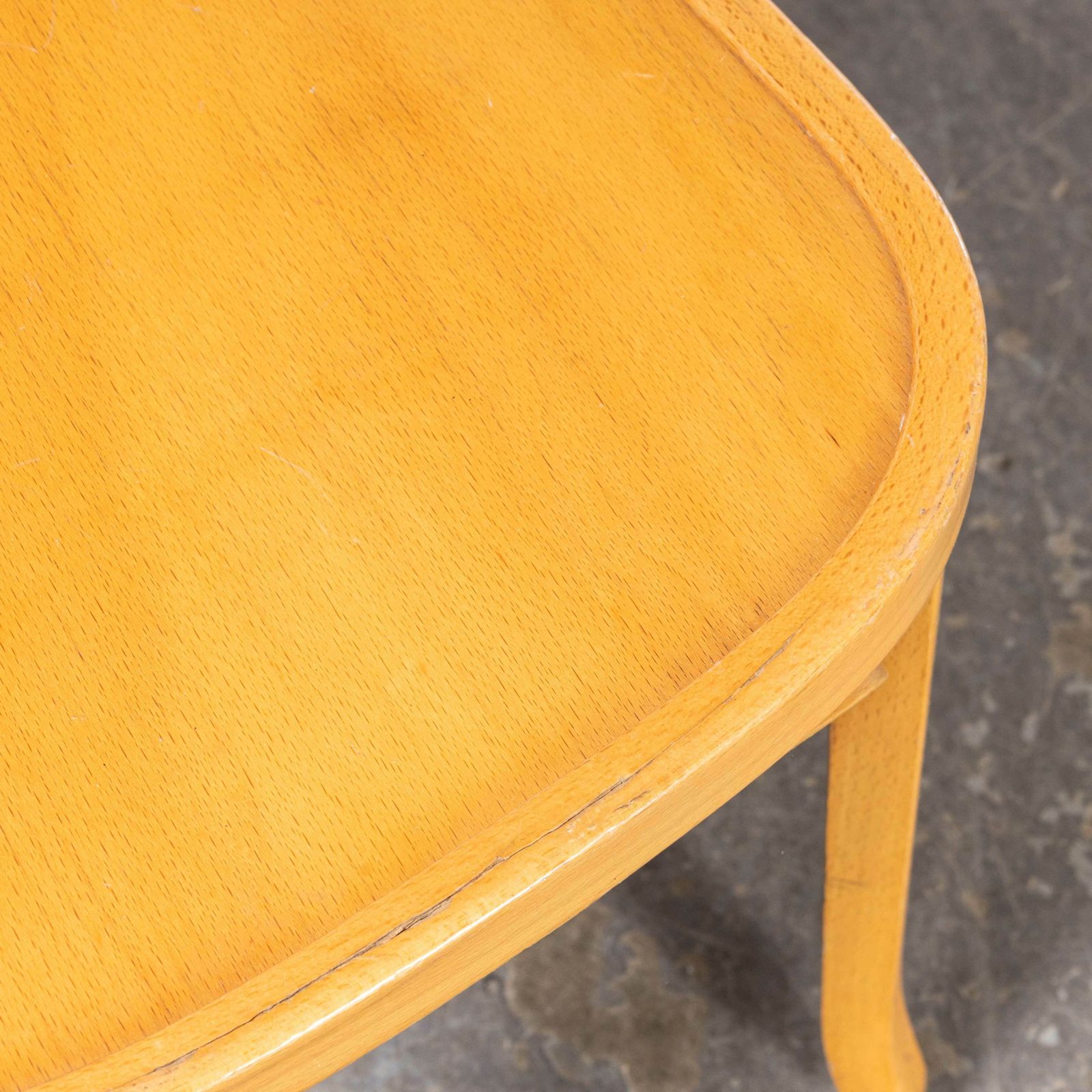 1950’s Baumann Bentwood Tri Back Dining Chair – Bleached – Set Of Four photo Furniture