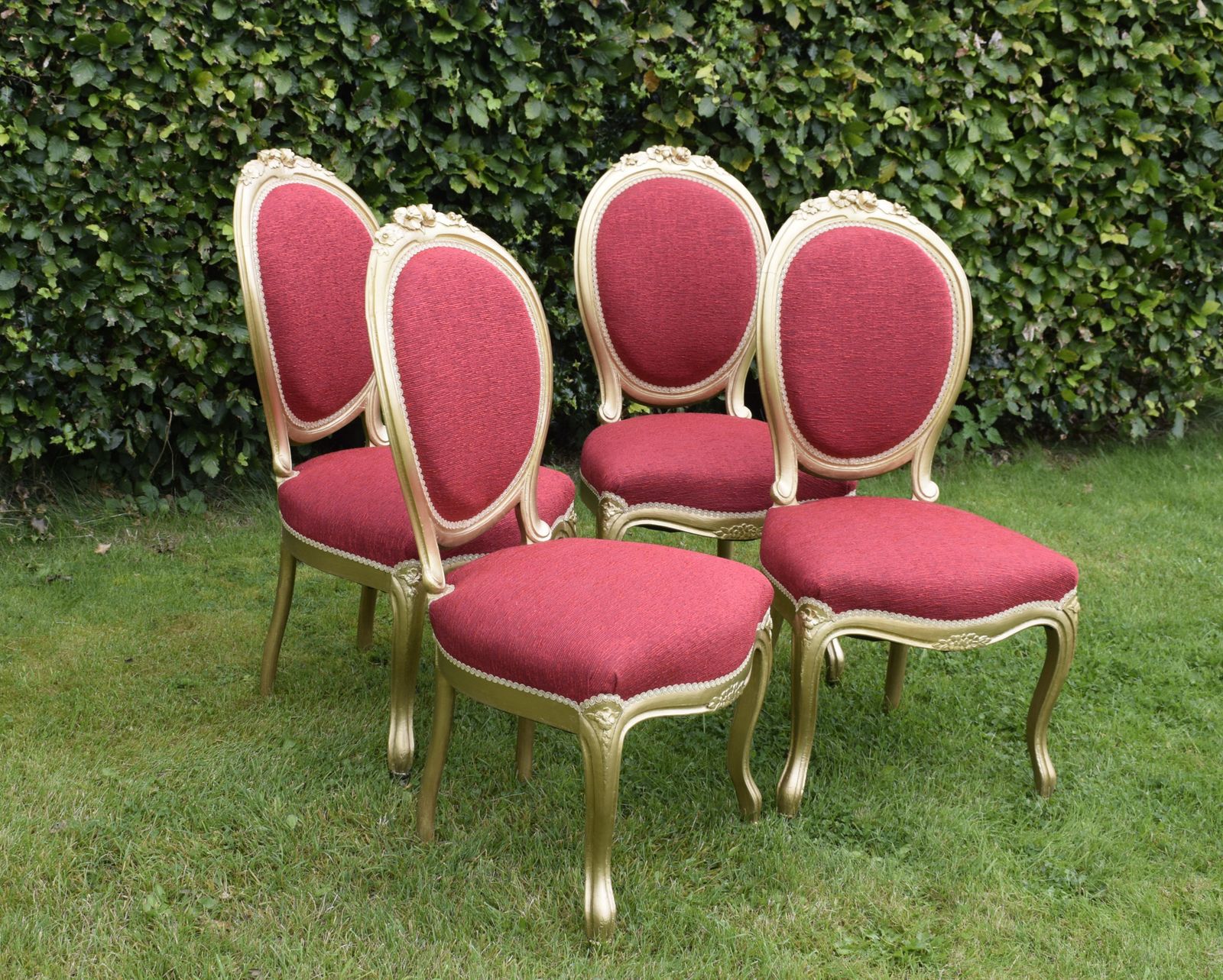 Set Of 4 French Dining Chairs, 1800s photo Furniture