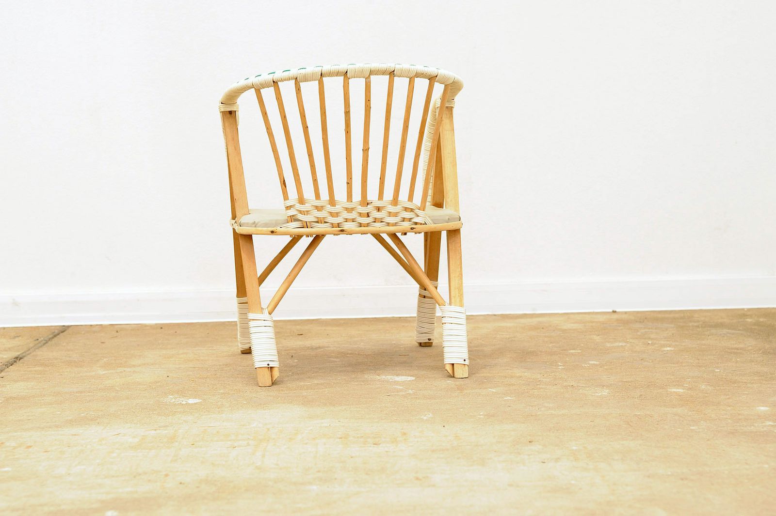 Very Small Children´S Wicker Chair, 1960´S, Czechoslovakia photo Furniture