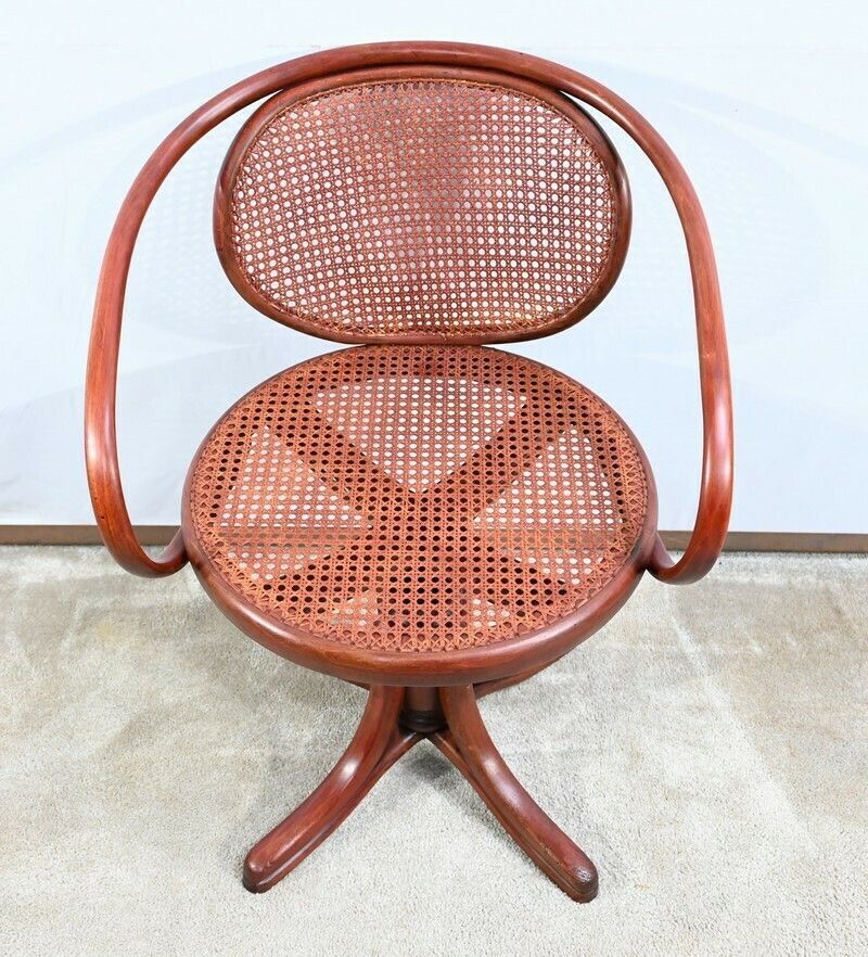 Office Armchair In Beech, Thonet Spirit   Early 20th Century photo Furniture