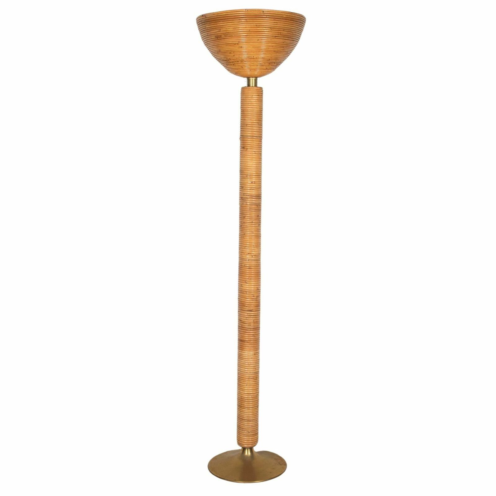 Contemporary Modern Bamboo Floor Lamp