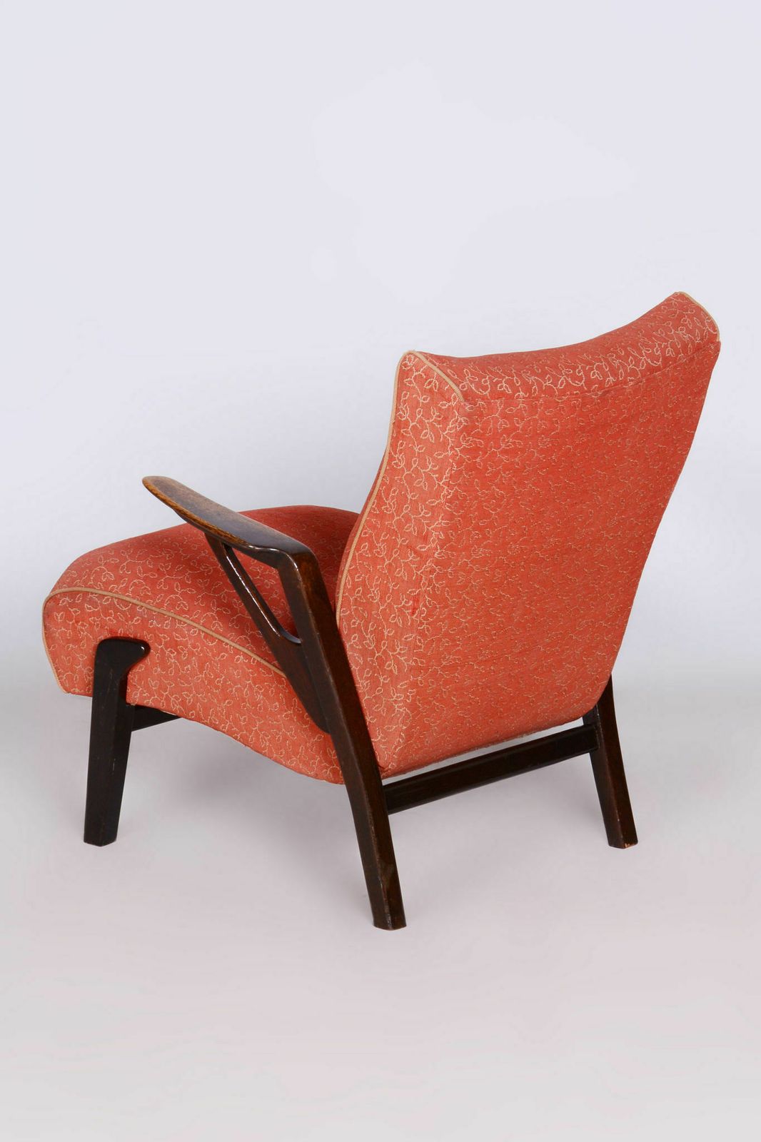 Original Artdeco Oak Armchair, Professor Antonin Kybal, Czechia, 1930s photo Furniture