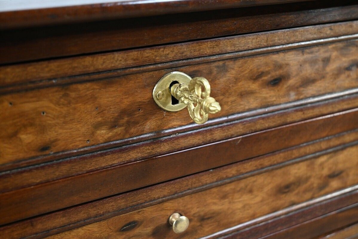 photo furniture Small Chest Of Drawers In Cuban Mahogany, Louis XVI Style   1st Part XIX