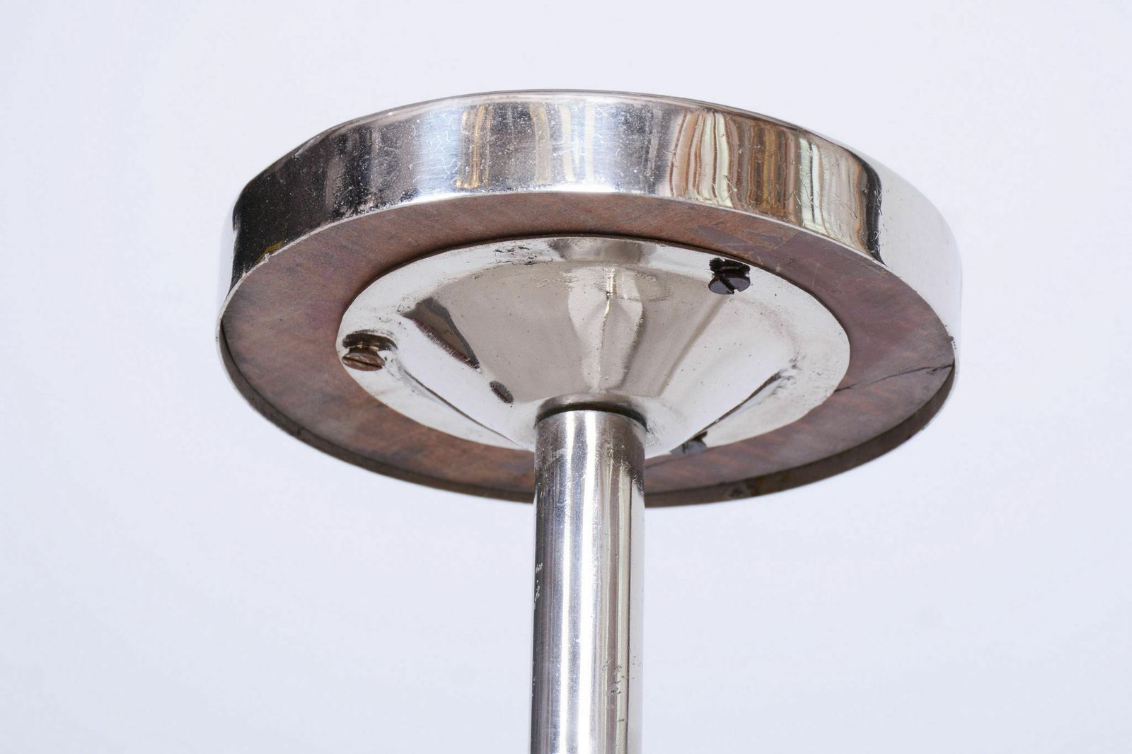 Restored Bauhaus Flower Stand, Vichr A Spol, Chrome Plated Steel, Czechia, 1930s photo 1050.0