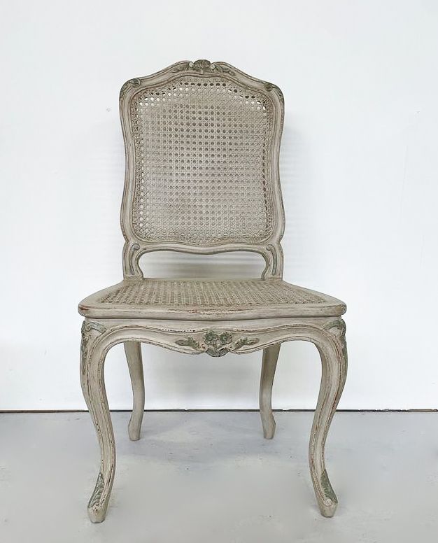 Set Of 12 Louis XV Style Cane Dining Chairs photo for sale