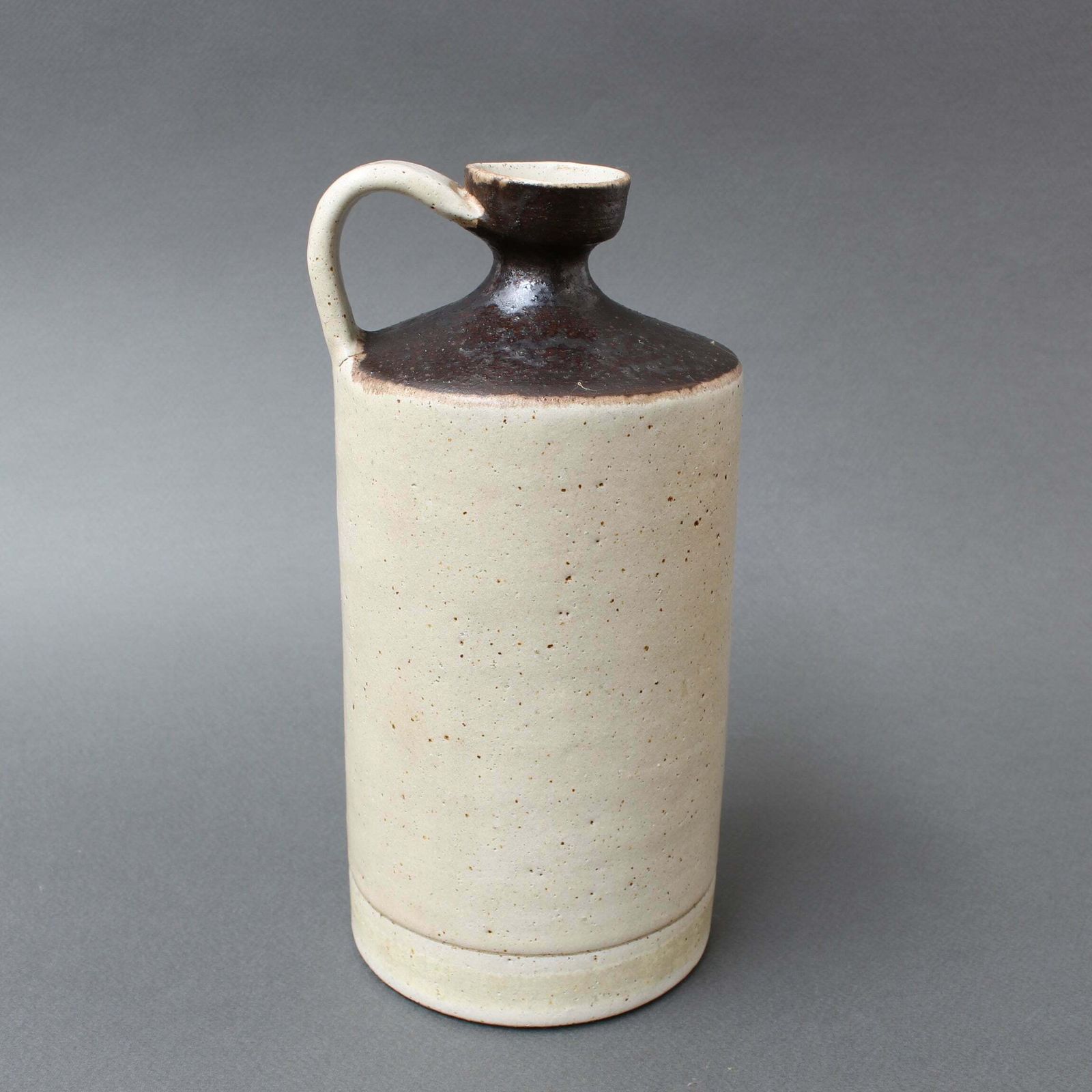 Italian Mid Century Decorative Ceramic Jug By Bruno Gambone (Circa 1970s) photo vinterior