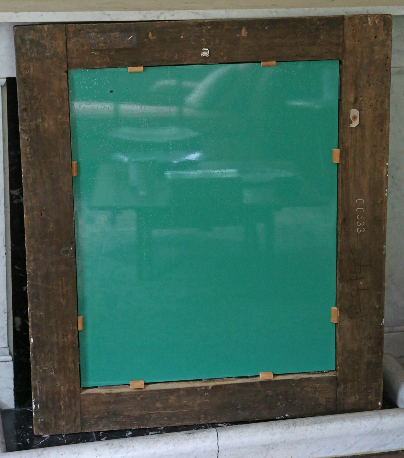 Antique Fine Quality Large Giltwood 19th Century Overmantle Or Wall Mirror photo vintage