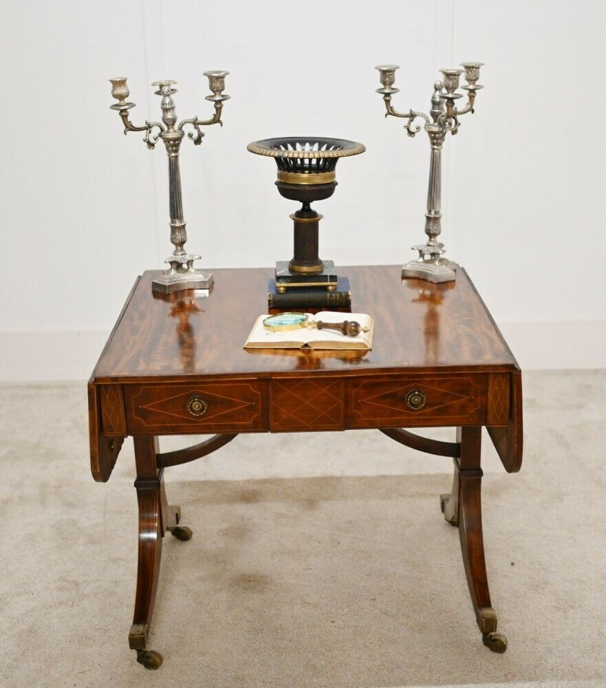 Regency Sofa Table Mahogany Antique Furniture photo furniture