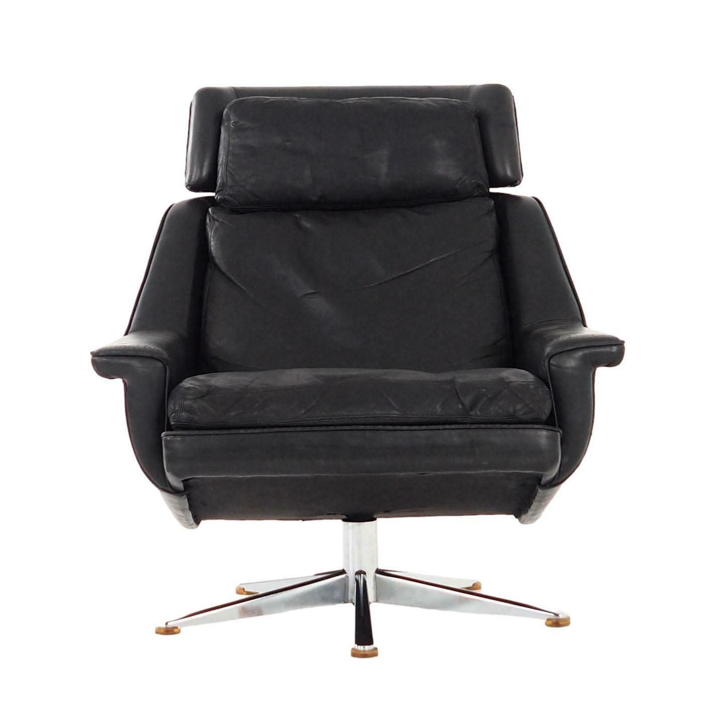 Office Armchair, Danish Design, 1970s, Designer: Werner Langenfeld, Manufacture: Esa