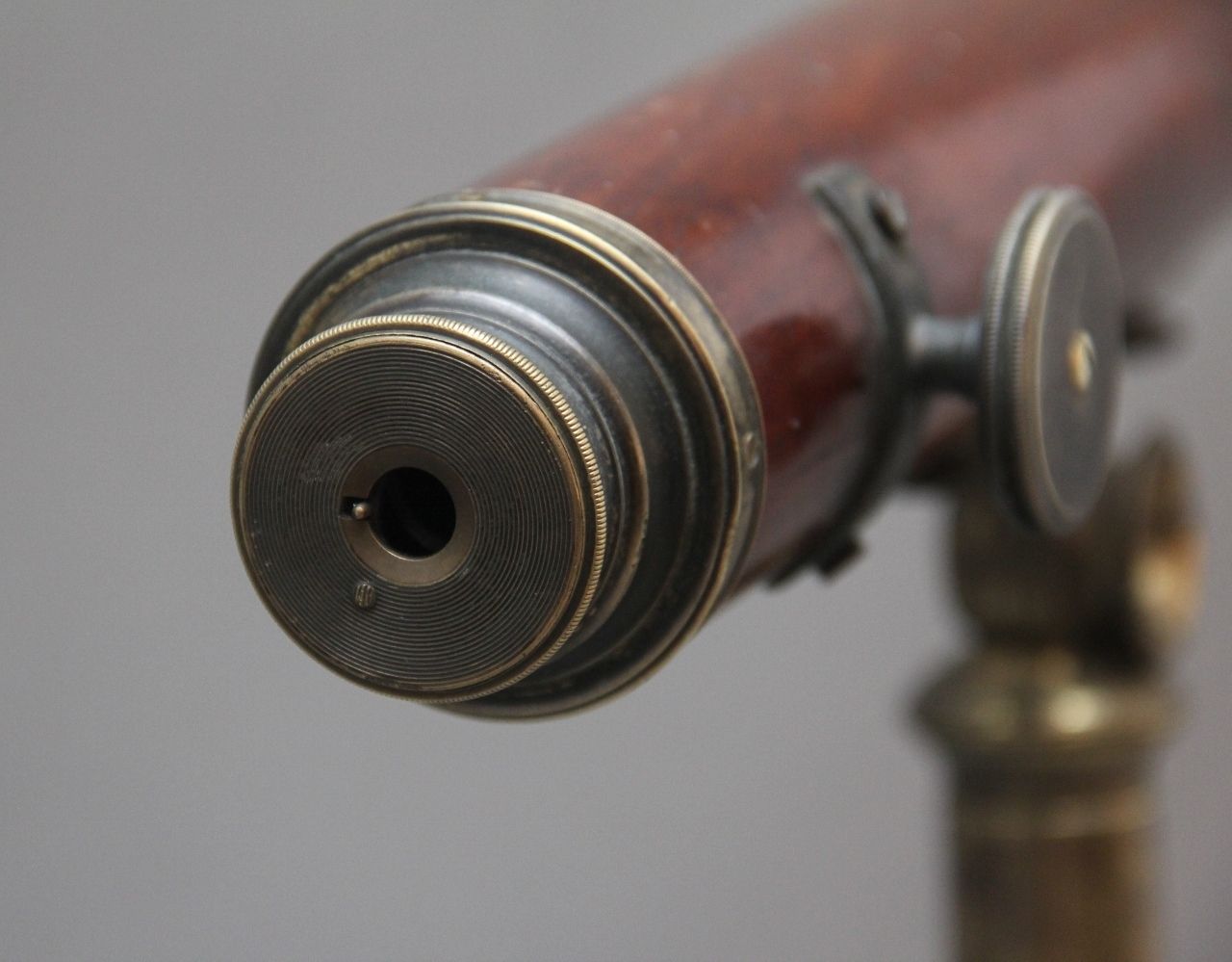 Home Decor 18th Century Mahogany And Brass Telescope By Nairne & Blunt Of London photo
