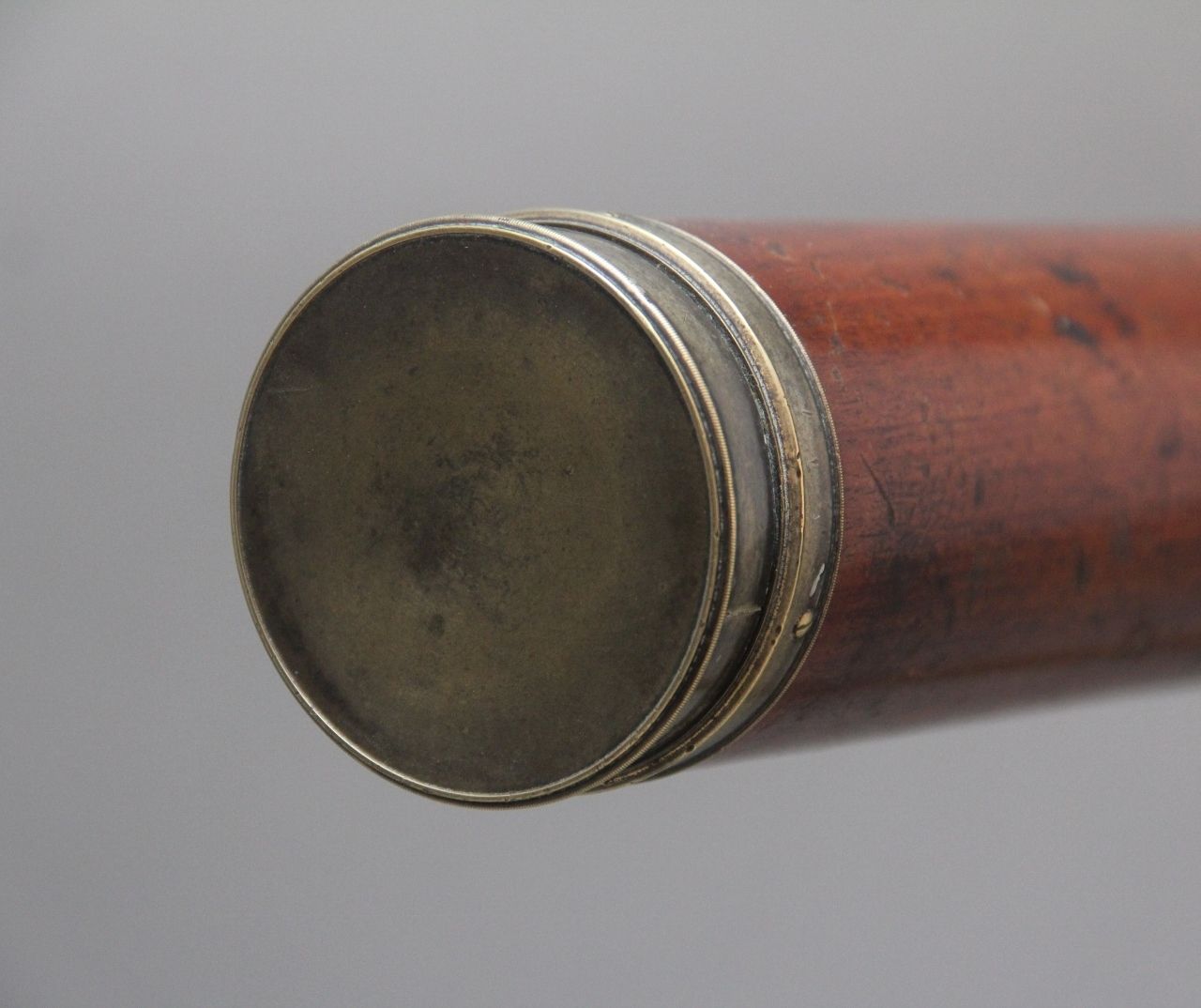 2950.0 18th Century Mahogany And Brass Telescope By Nairne & Blunt Of London photo