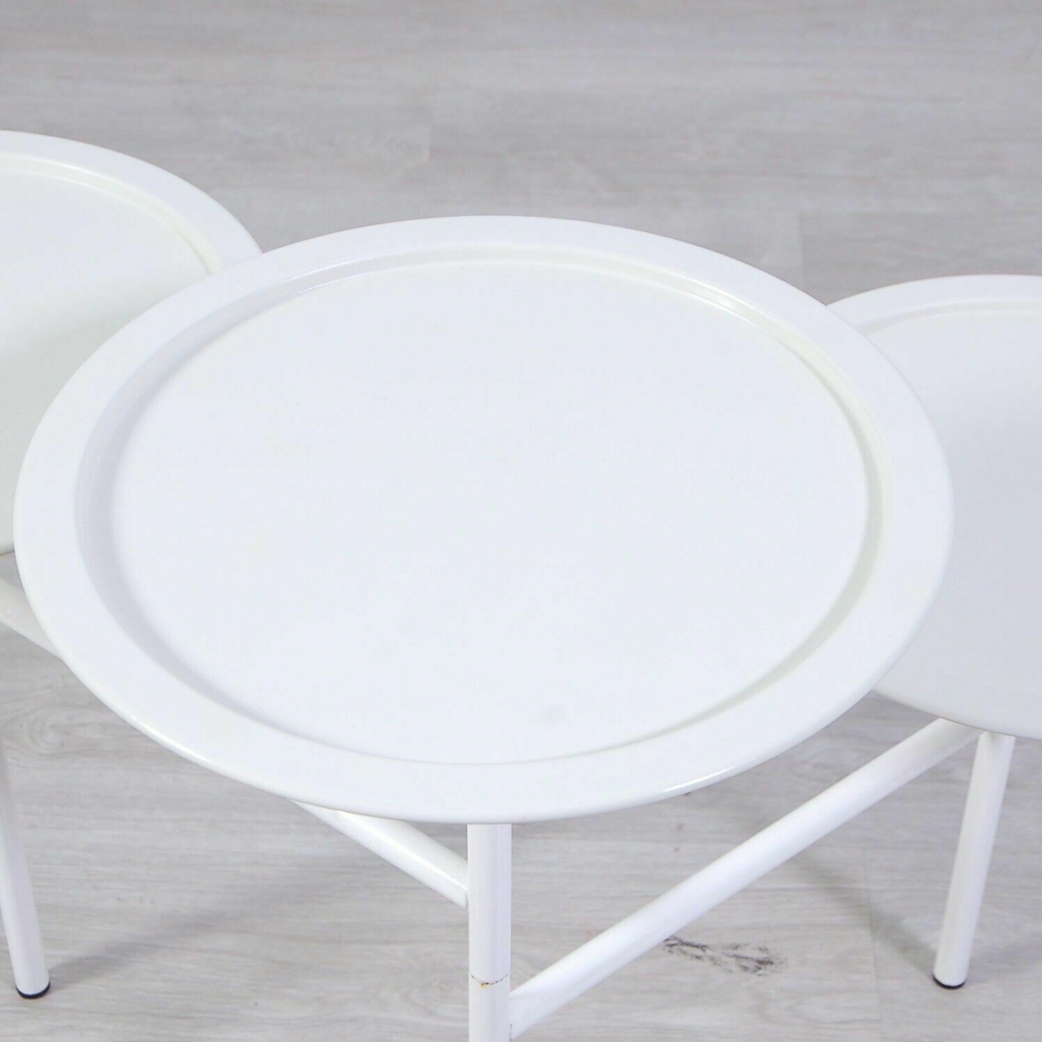 Particular Three Storey White Steel Calder Coffee Table Design K Grcic For Driade photo vintage