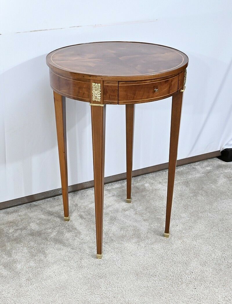 Pedestal Table In Light Mahogany Louis XVI / Directoire – 19th Century