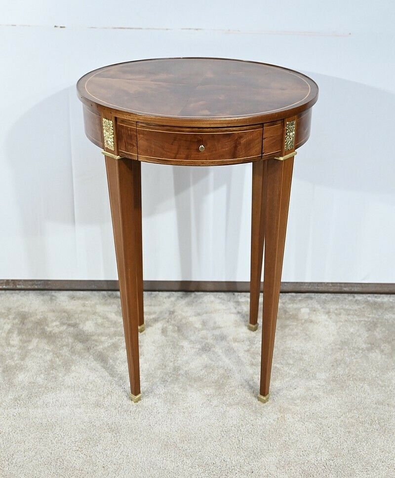 Pedestal Table In Light Mahogany Louis XVI / Directoire – 19th Century photo furniture