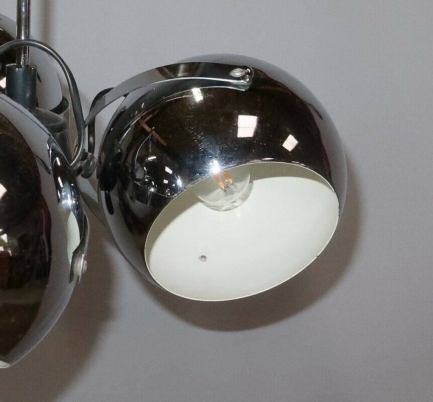 photo buy Eyeball Pendant In Chromed Metal – 1960s