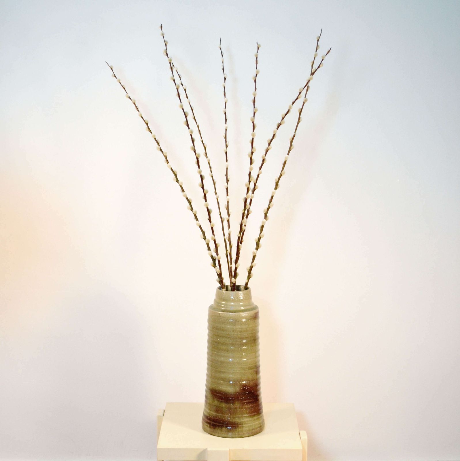 Tall Mid Century Ceramic Studio Vases In Earth Tones By Mobach photo Home Decor
