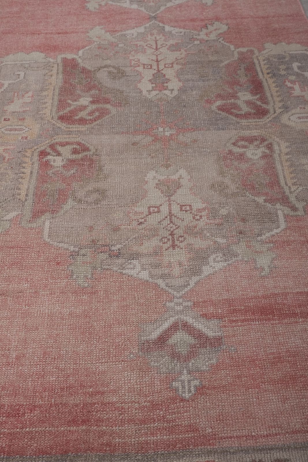 1960s Vintage Turkish Oushak Extra Long And Wide Runner   Stair Tread photo 1750.0