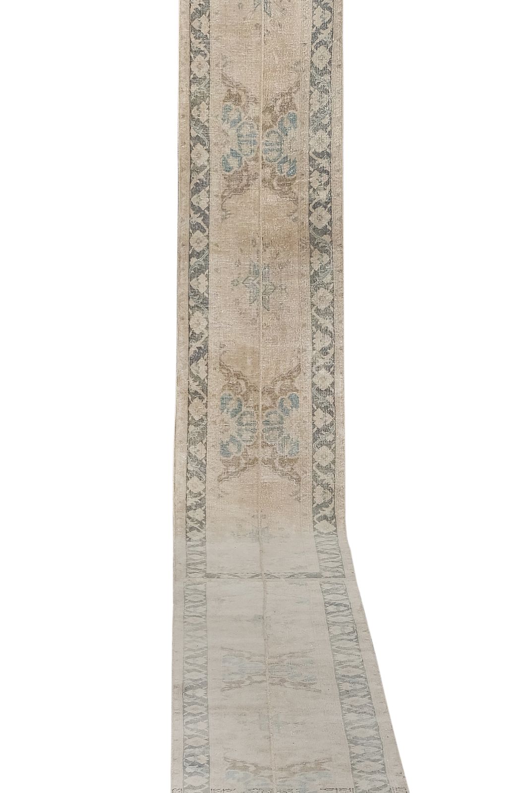 1960s Distressed Extra Long Turkish Runner Rug   Stair Carpet 2'3'' X 25'10'' photo 1650.0