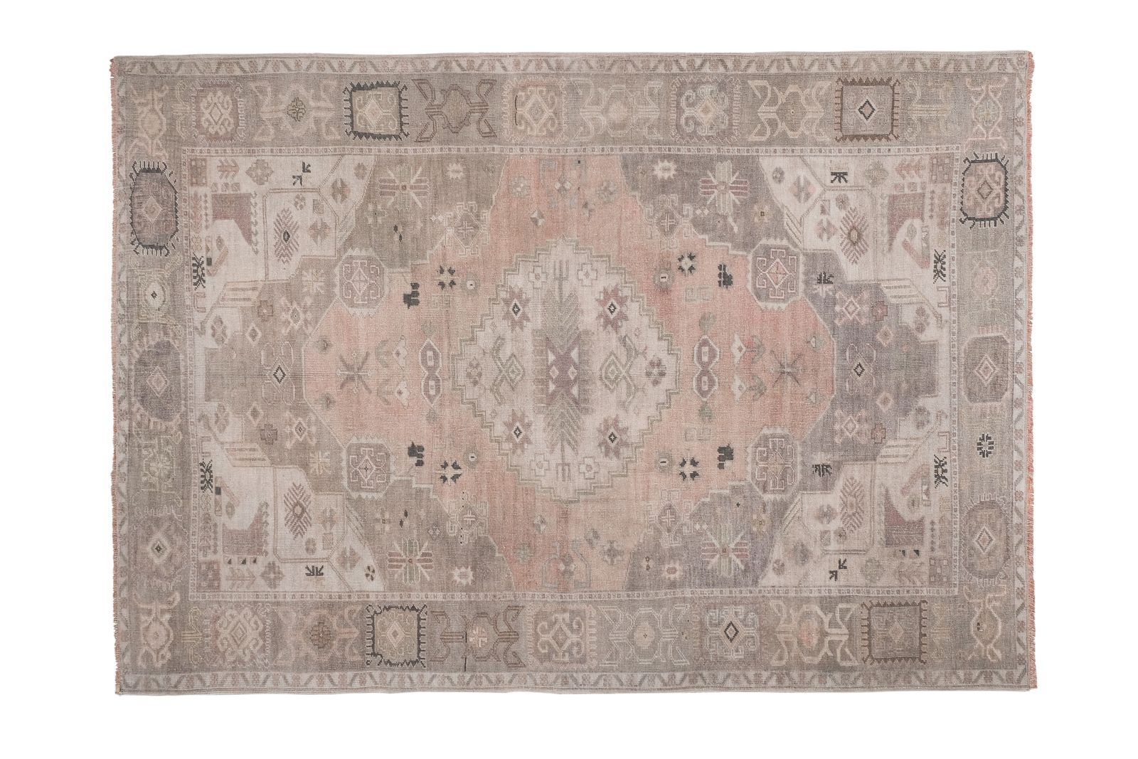 Vintage Wool Turkish Oushak Rug photo 1300.0