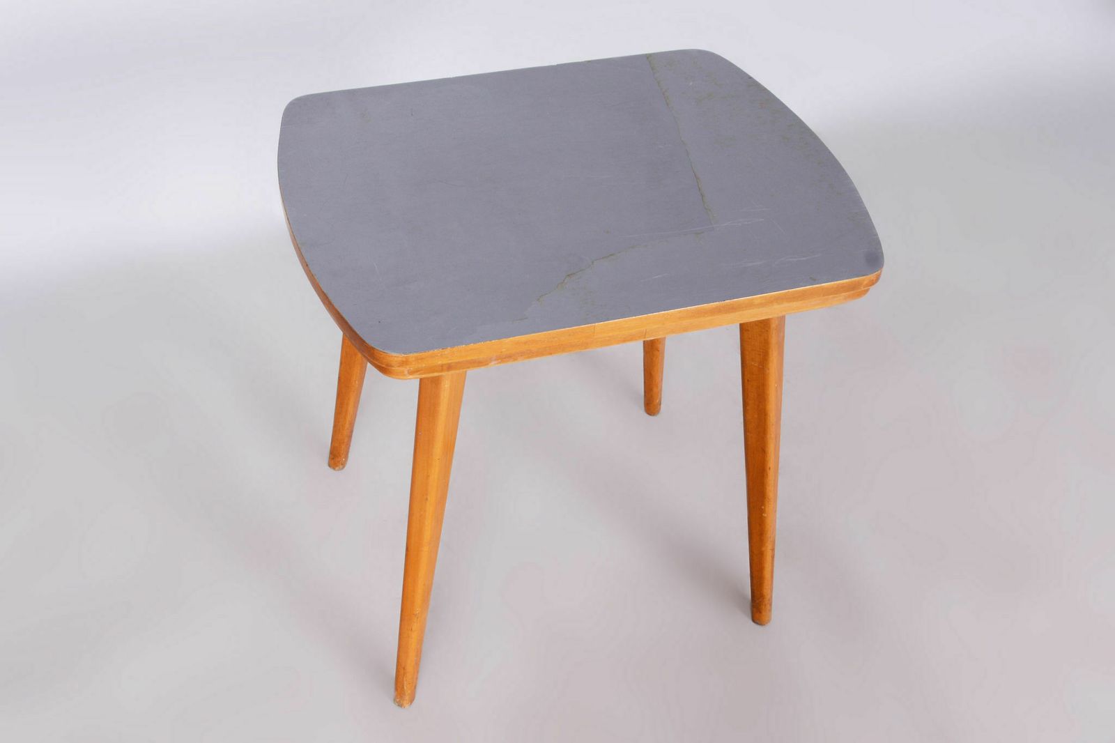 Restored Midcentury Coffee Table, Beech, Umakart, Revived Polish, Czechia, 1950s photo vinterior